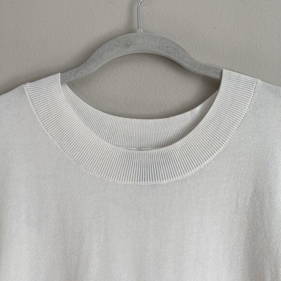 Lands End Womens Plus Rainbow Striped Sweater Size 3X Cotton Classic Preppy - Picture 2 of 11